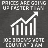 Funny Conservative Anti Joe Biden Inflation Vector Backpack