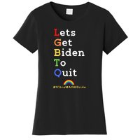 Funny Conservative Anti Biden LGBTQ Pride Women's T-Shirt