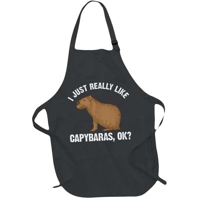 Funny Capybara Art For Rodent Capybara Lover Apron