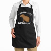 Funny Capybara Art For Rodent Capybara Lover Apron