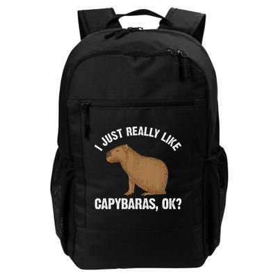 Funny Capybara Art For Rodent Capybara Lover Backpack