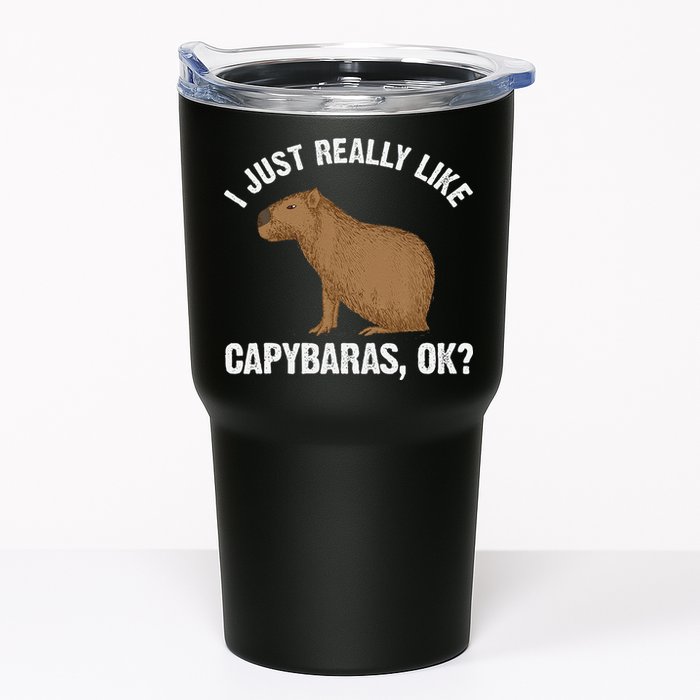 Funny Capybara Art For Rodent Capybara Lover Tumbler
