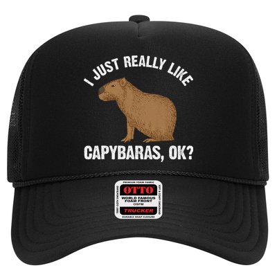 Funny Capybara Art For Rodent Capybara Lover Trucker Hat
