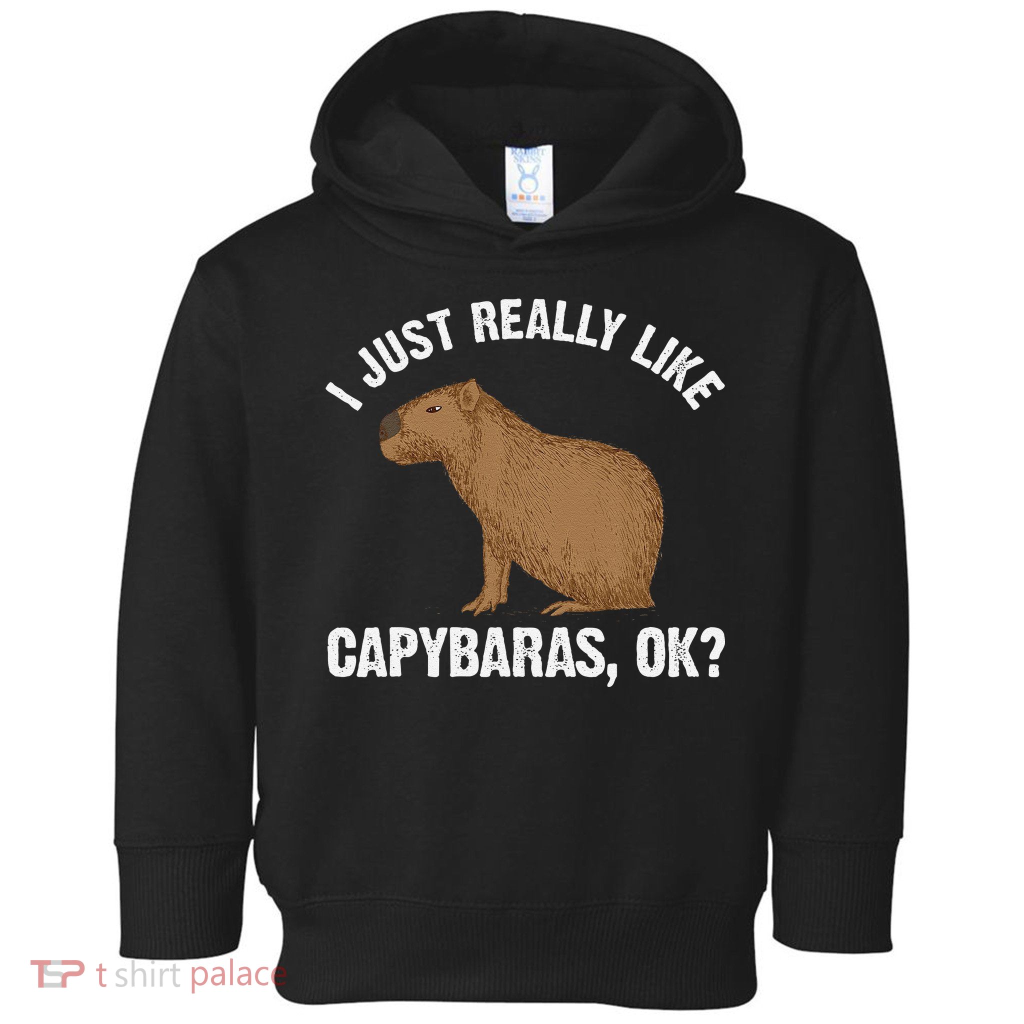 Funny Capybara Art For Rodent Capybara Lover Toddler Hoodie