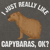 Funny Capybara Art For Rodent Capybara Lover Cotton Canvas Backpack