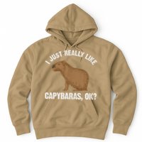 Funny Capybara Art For Rodent Capybara Lover Hoodie