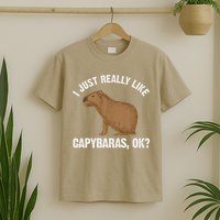 Funny Capybara Art For Rodent Capybara Lover T-Shirt