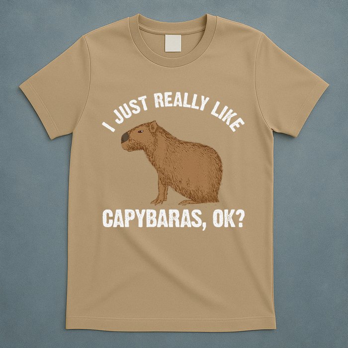 Funny Capybara Art For Rodent Capybara Lover T-Shirt