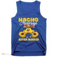 Fun Cute Autistic Support Funny Autism Warrior Awareness Funny Gift Tank Top