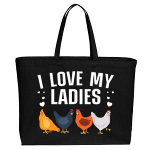 Funny Chicken Art Men Women Ladies Chicken Farmer Whisperer Cotton Canvas Jumbo Tote