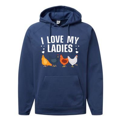 Funny Chicken Art Men Women Ladies Chicken Farmer Whisperer Performance Fleece Hoodie