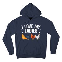 Funny Chicken Art Men Women Ladies Chicken Farmer Whisperer Hoodie