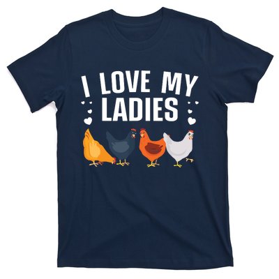 Funny Chicken Art Men Women Ladies Chicken Farmer Whisperer T-Shirt