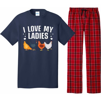 Funny Chicken Art Men Women Ladies Chicken Farmer Whisperer Pajama Set