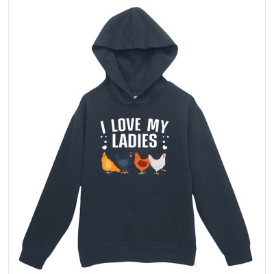 Funny Chicken Art Men Women Ladies Chicken Farmer Whisperer Urban Pullover Hoodie