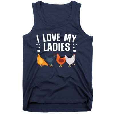 Funny Chicken Art Men Women Ladies Chicken Farmer Whisperer Tank Top