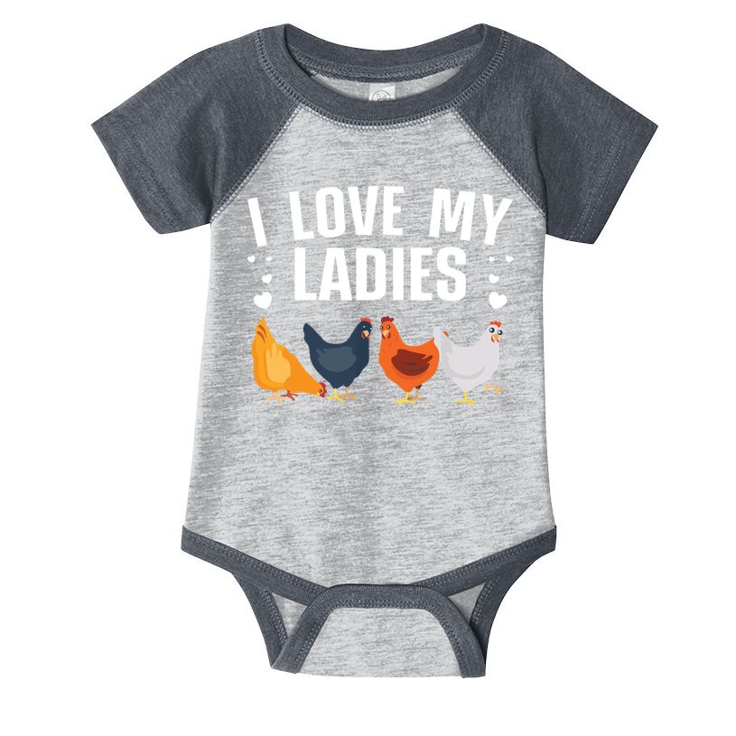 Funny Chicken Art Men Women Ladies Chicken Farmer Whisperer Infant Baby Jersey Bodysuit