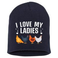 Funny Chicken Art Men Women Ladies Chicken Farmer Whisperer Short Acrylic Beanie