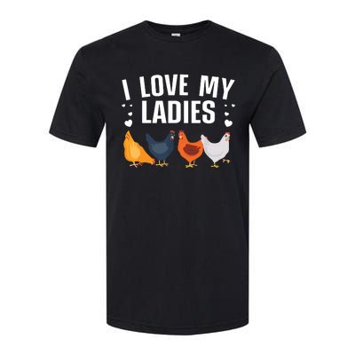 Funny Chicken Art Men Women Ladies Chicken Farmer Whisperer Softstyle CVC T-Shirt