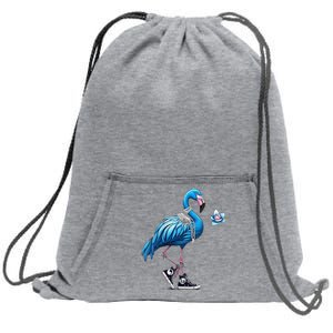 Flamingo Chucks And Pearls Comma La Kamala Harris 2024 Sweatshirt Cinch Pack Bag