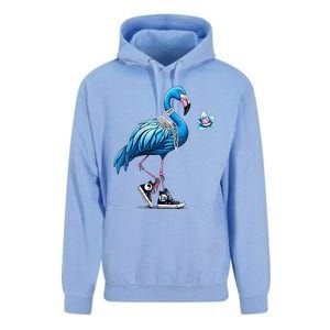 Flamingo Chucks And Pearls Comma La Kamala Harris 2024 Unisex Surf Hoodie