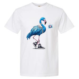 Flamingo Chucks And Pearls Comma La Kamala Harris 2024 Garment-Dyed Heavyweight T-Shirt