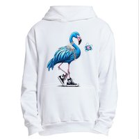 Flamingo Chucks And Pearls Comma La Kamala Harris 2024 Urban Pullover Hoodie