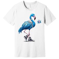 Flamingo Chucks And Pearls Comma La Kamala Harris 2024 Premium T-Shirt