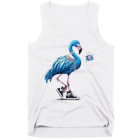 Flamingo Chucks And Pearls Comma La Kamala Harris 2024 Tank Top