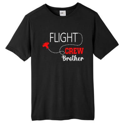 Flight Crew Airplane 1st Birthday Brother Airplane Family Tall Fusion ChromaSoft Performance T-Shirt