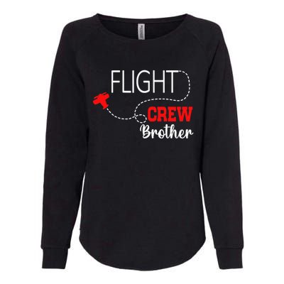 Flight Crew Airplane 1st Birthday Brother Airplane Family Womens California Wash Sweatshirt