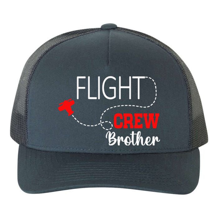 Flight Crew Airplane 1st Birthday Brother Airplane Family Yupoong Adult 5-Panel Trucker Hat