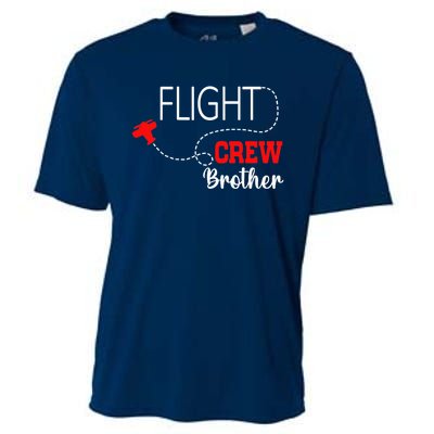 Flight Crew Airplane 1st Birthday Brother Airplane Family Cooling Performance Crew T-Shirt