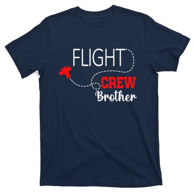 Flight Crew Airplane 1st Birthday Brother Airplane Family T-Shirt