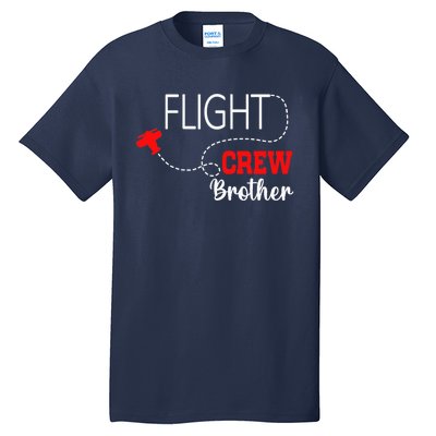 Flight Crew Airplane 1st Birthday Brother Airplane Family Tall T-Shirt