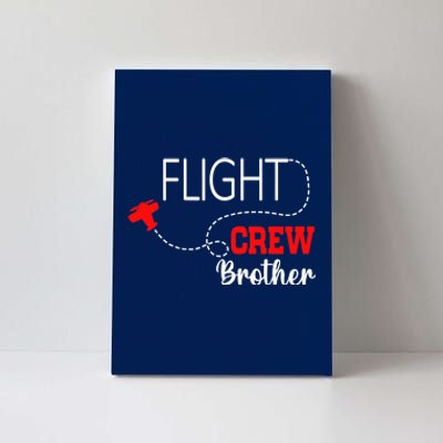 Flight Crew Airplane 1st Birthday Brother Airplane Family Canvas