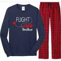 Flight Crew Airplane 1st Birthday Brother Airplane Family Long Sleeve Pajama Set