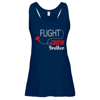 Flight Crew Airplane 1st Birthday Brother Airplane Family Ladies Essential Flowy Tank