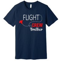 Flight Crew Airplane 1st Birthday Brother Airplane Family Premium T-Shirt