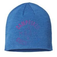 Funny Campfires And Cocktails Hiking Camping Ing Gift Sustainable Beanie