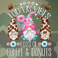 Funny Coffee And Donut Gnomes For And Donut Lover Gift Legacy Tie Dye Trucker Hat