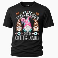 Funny Coffee And Donut Gnomes For And Donut Lover Gift Cooling Performance Crew T-Shirt