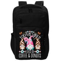 Funny Coffee And Donut Gnomes For And Donut Lover Gift Impact Tech Backpack