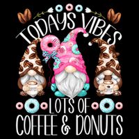 Funny Coffee And Donut Gnomes For And Donut Lover Gift Impact Tech Backpack