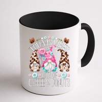 Funny Coffee And Donut Gnomes For And Donut Lover Gift Mug
