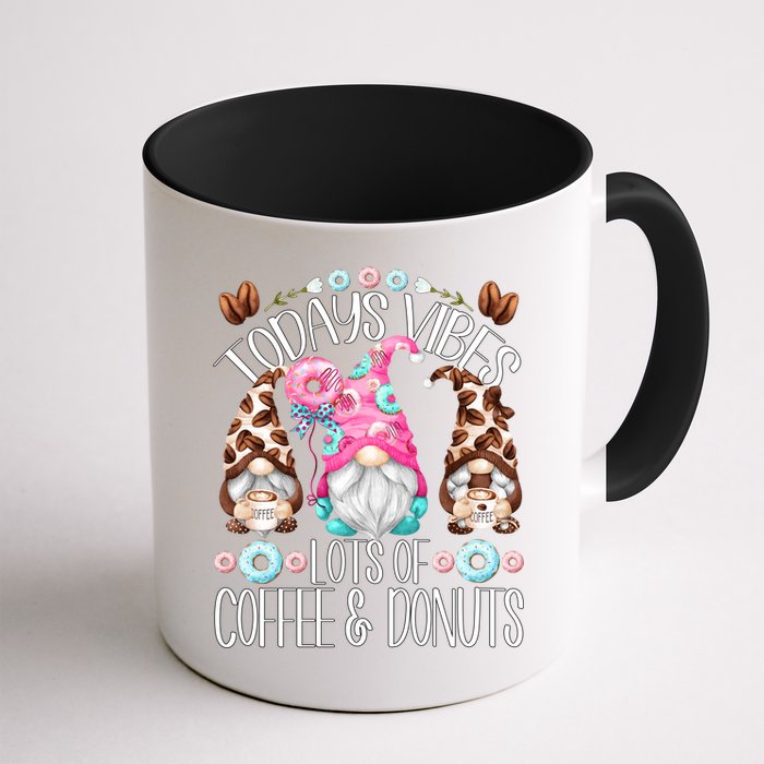 Funny Coffee And Donut Gnomes For And Donut Lover Gift Mug