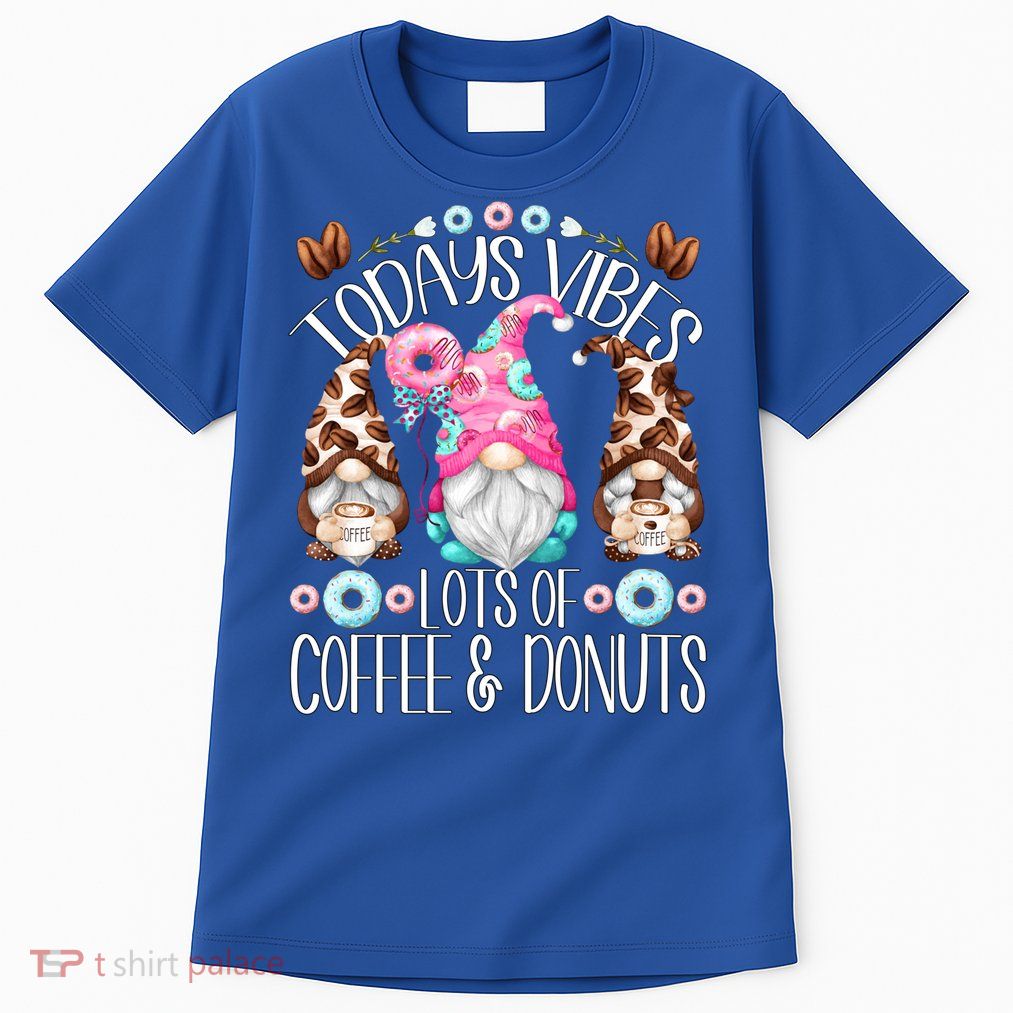 Funny Coffee And Donut Gnomes For And Donut Lover Gift Tall T-Shirt