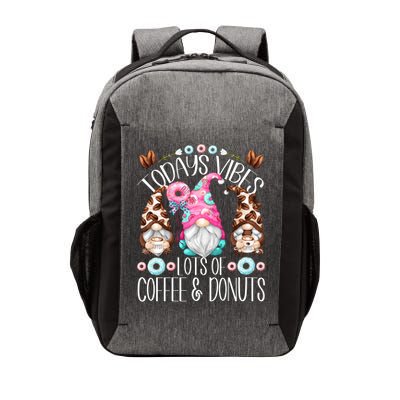 Funny Coffee And Donut Gnomes For And Donut Lover Gift Vector Backpack