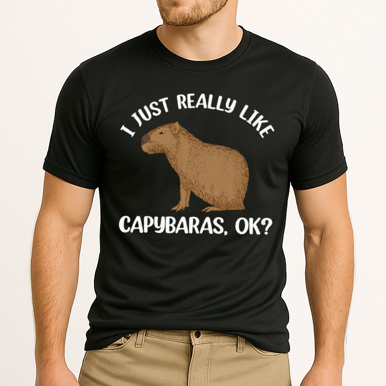 Funny Capybara Art For Men Women Kids Rodent Capybara Lover Cooling Performance Crew T-Shirt