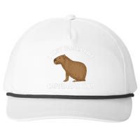 Funny Capybara Art For Men Women Kids Rodent Capybara Lover Snapback Five-Panel Rope Hat